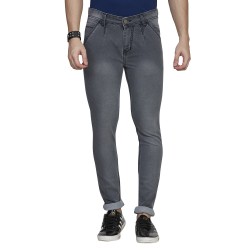 Men Grey Cross Pocket  Jeans