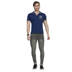 Denim Vistara Men's Grey Coloured Comfort Fit Jeans