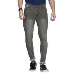 Denim Vistara Men's Grey Coloured Comfort Fit Jeans