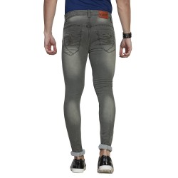 Denim Vistara Men's Grey Coloured Comfort Fit Jeans