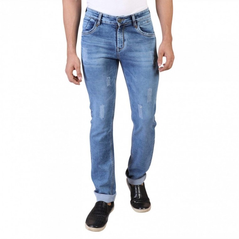 Denim Vistara Damage Skin Fit Men Jeans