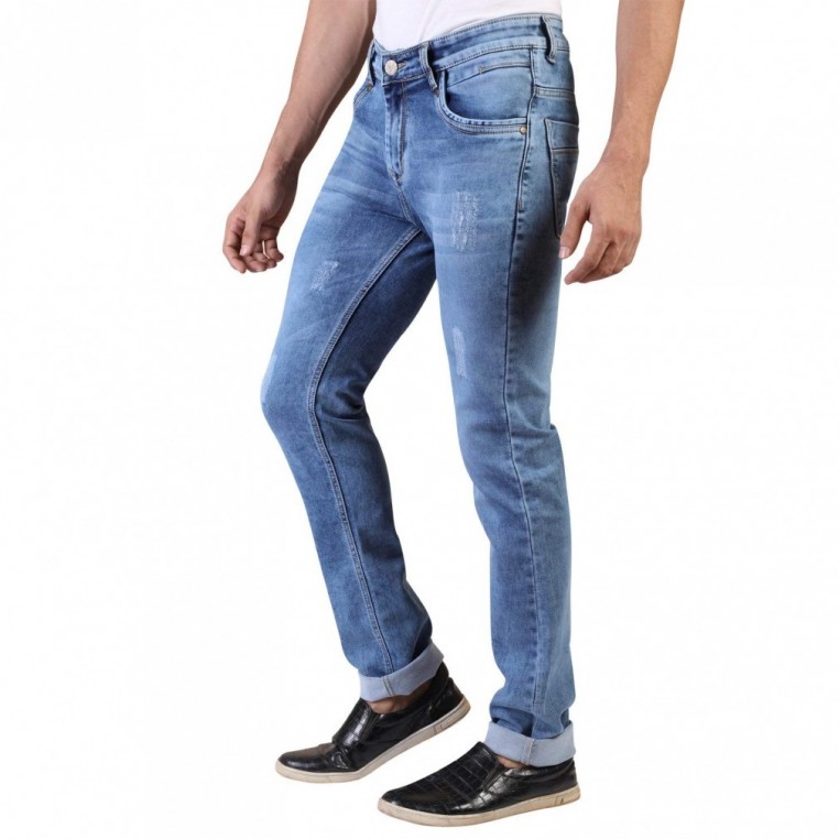 Denim Vistara Damage Skin Fit Men Jeans