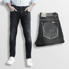 Men Regular Black Jeans