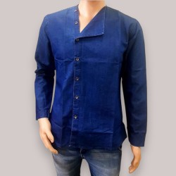 DVG - Denim Chinese kurta