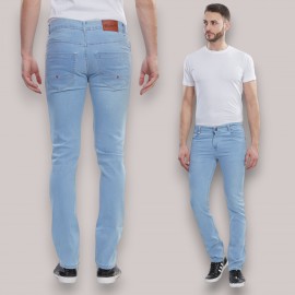 Denim Vistara Men's Light Blue Slim Fit Jeans