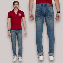 Denim Vistara Blue Men's Torn Jeans