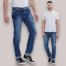 Denim Vistara Dark Blue Slim Fit mens Jeans