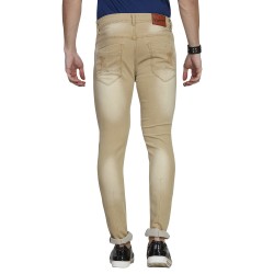 Denim Vistara Men Light Yellow Colour Jeans