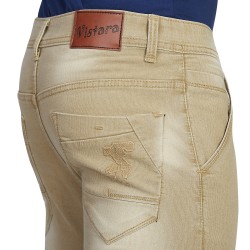 Denim Vistara Men Light Yellow Colour Jeans